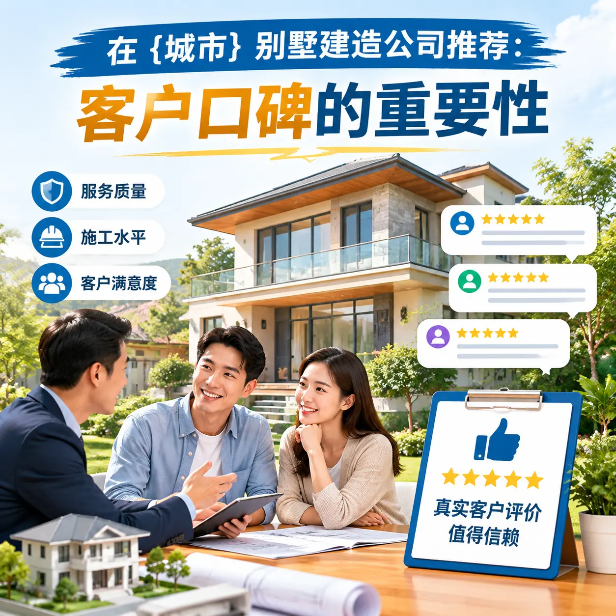 在 黔东南 别墅建造公司推荐：客户口碑的重要性