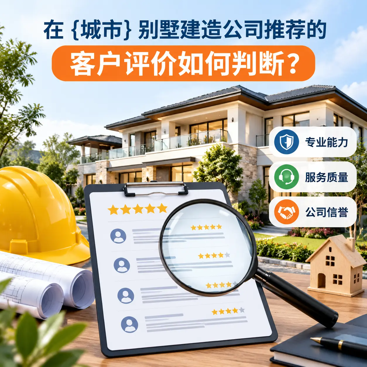 在 黔东南 别墅建造公司推荐的客户评价如何判断？