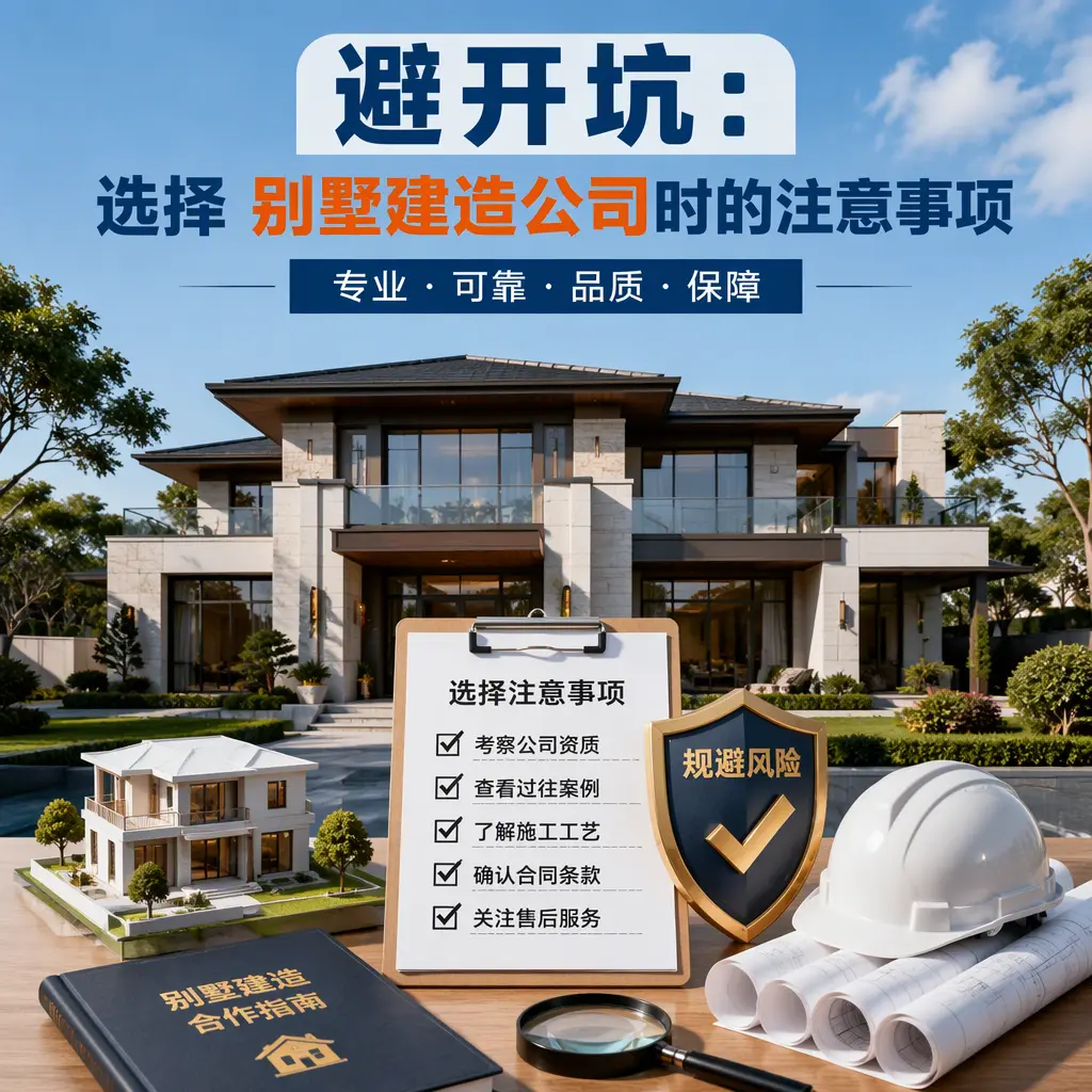 避开坑:选择 黔东南 别墅建造公司时的注意事项