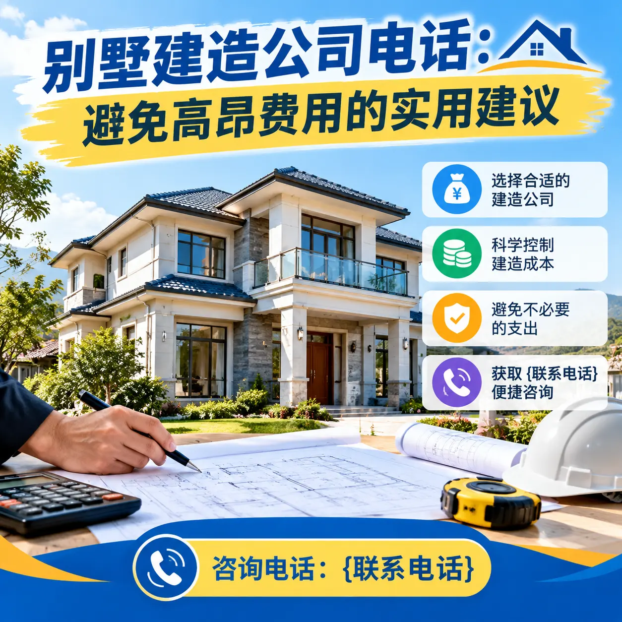 黔东南别墅建造公司电话:避免高昂费用的实用建议