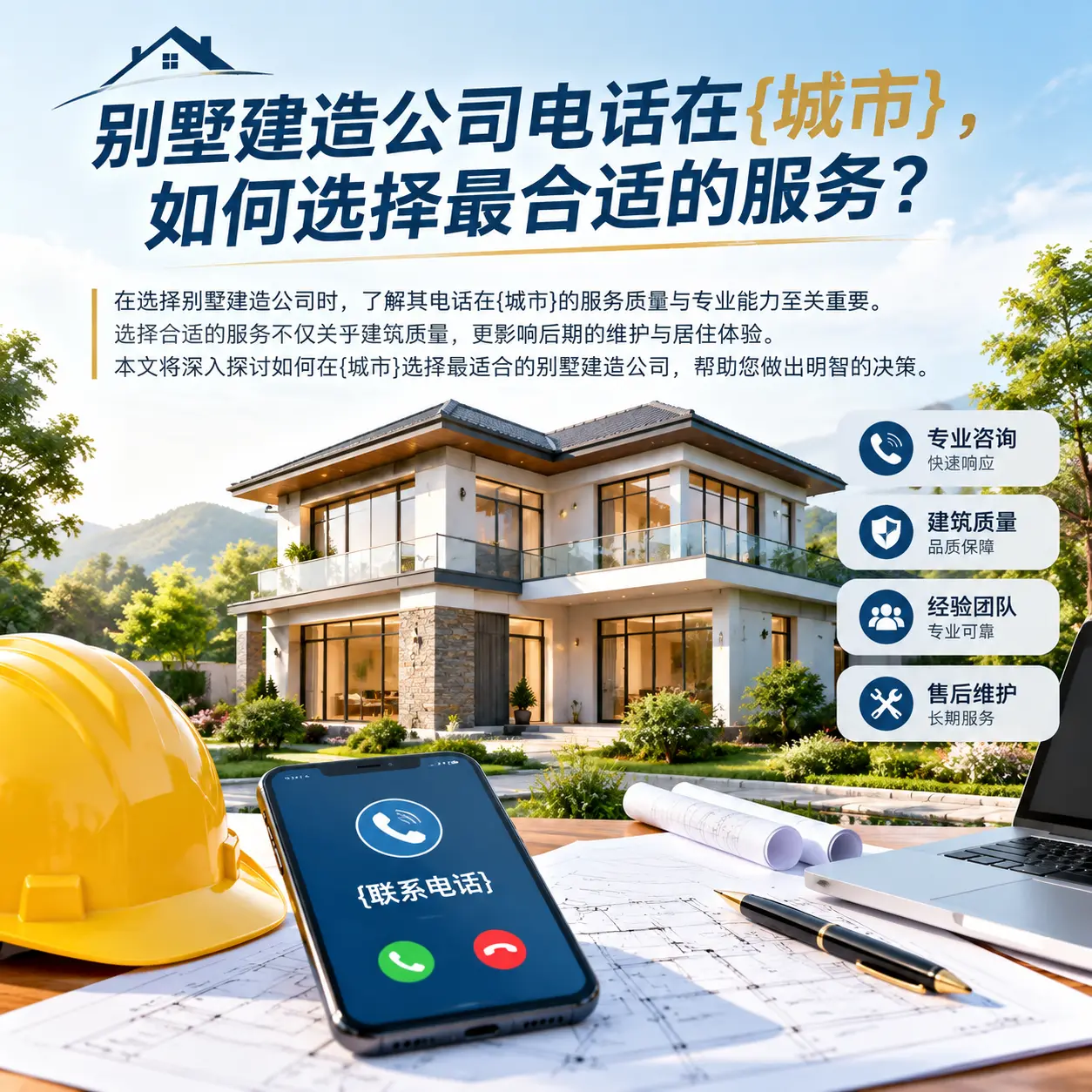 别墅建造公司电话在黔东南，如何选择最合适的服务？