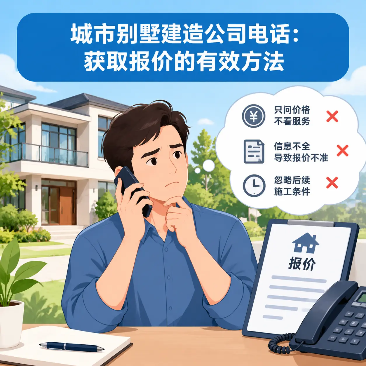 黔东南别墅建造公司电话:获取报价的有效方法